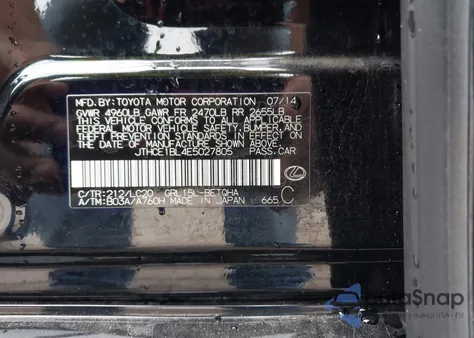 2014 Lexus Gs 350 z USA, uszkodzony, nr VIN JTHCE1BL4E5027805